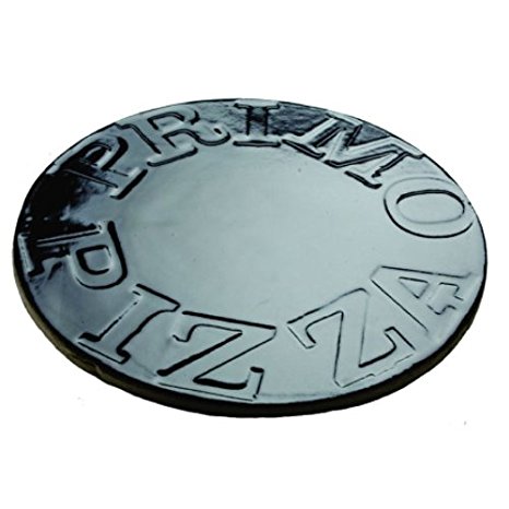 Primo 338 Porcelain Glazed Pizza Baking Stone for Primo Oval XL or Kamado Grill