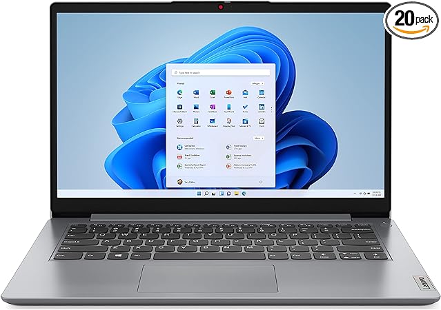 Lenovo - 2022 - IdeaPad 1i - Browse Laptop Computer - Intel Celeron N4020-14.0'' HD Display - 4GB Memory - 256GB Storage(64GB eMMC 192GB Micro SD) - Windows 11 in S Mode, Gray