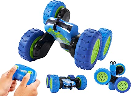 Hot Wheels Twist Shifter RC, Remote-Control Vehicle, Performs Stunts, Working Headlights, Rechargeable Remote, Toy for Kids 5 Years Old & Older [Amazon Exclusive]