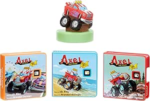 Little Tikes Story Dream Machine Axel The Truck Story Collection, Storytime, Books, HarperCollins, Audio Play Character, Gift and Toy for Ages 3  Years