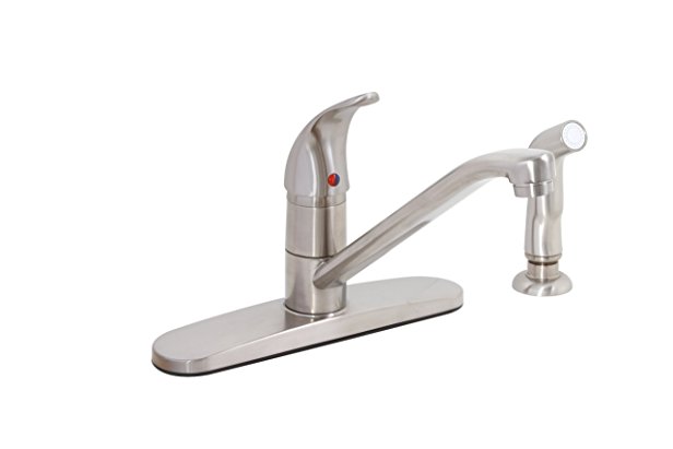 Premier 106170 Westlake Kitchen Faucet With Single Lever Handle And Side Spray, Brushed Nickel, Lead Free