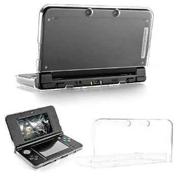 TNP New 3DS Case - Ultra Clear Crystal Transparent Hard Shell Protective Case Cover Skin for New 2015 Nintendo 3DS