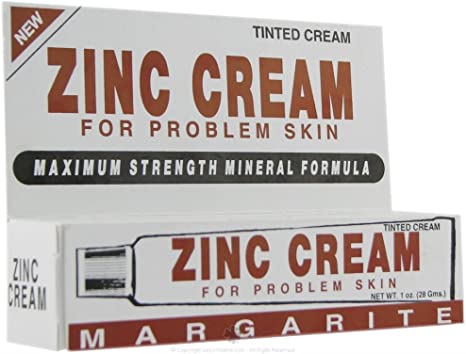 Margarite Cosmetics Zinc Cream 1 oz (Pack of 3)