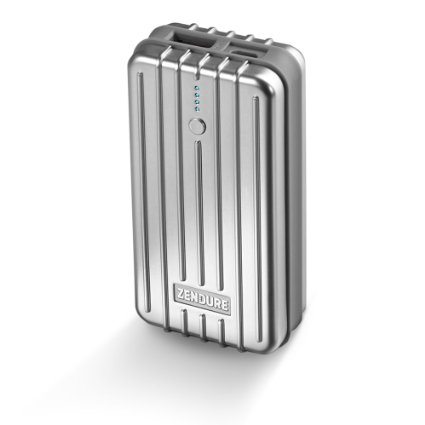 Zendure 2nd Gen A2 Portable Charger 6700mAh - Extremely Durable Compact and Lightweight External Battery and Power Bank 21A Max Output with ZEN Technology for iPad iPhone Samsung and more - Silver