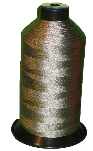 Item4ever® Grey Gray Bonded Nylon Sewing Thread #92 T90 1850 Yard for Outdoor, Leather, Upholstery