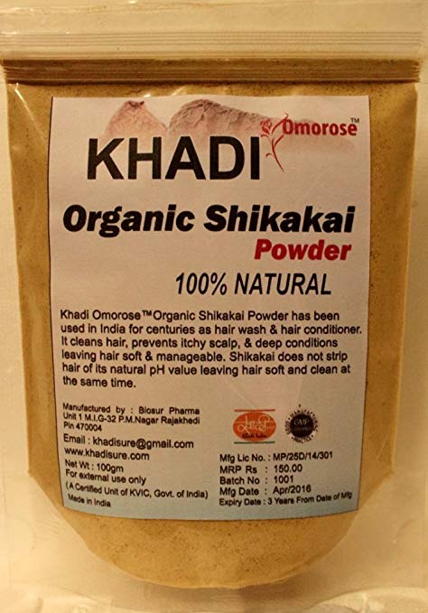 KHADI Omorose Shikakai Powder, (100g)