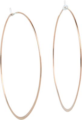 Michael Kors Women's Heritage Whisper Hoop Earrings Rose Gold