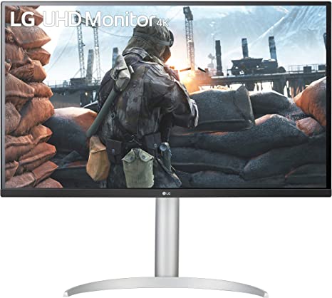 LG 32UP550-W 31.5-inch 4K UHD VA Display with AMD FreeSync, DCI-P3 90%, HDR 10 and USB Type-C Connectivity – Silver/White