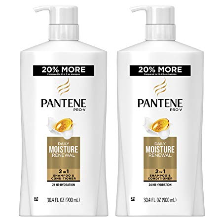 Pantene Pro-V Daily Moisture Renewal 2 In 1 Shampoo & Conditioner, 30.4 Fluid Ounce