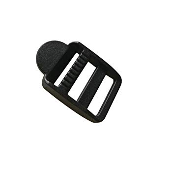 30 Pcs 3/4" (20mm) Plastic Tension Locks Triglide for Belt Backpack Camping Bag Belt Suitcase (Black)