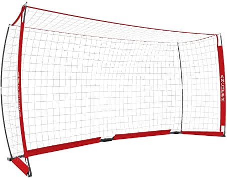 ANCHEER Portable Soccer Goal Net for Kids/Adults - Quick Set-Up Soccer Net for Backyard（12 x 6 ft）