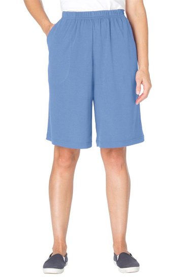 Women's Plus Size Shorts In 7-Day Knit