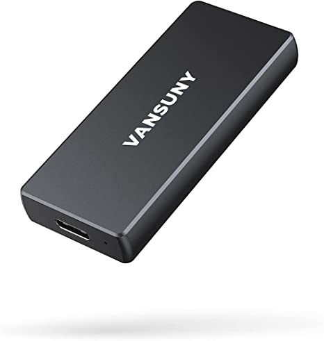 Vansuny 500GB USB 3.1 Portable External SSD, 430MB/s High-Speed USB C Mini Metal Portable External Solid State Drive for PC, Laptop, Phones and More