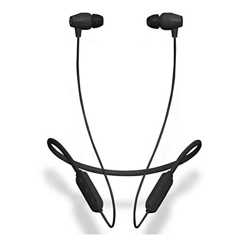 Bluetooth Headphones, Wireless Neckband Sports Earbuds,IPX5 Sweat-Proof Noise Cancelling Stereo Headphones with Mic,for Workout Jogging Running(A6-Black)