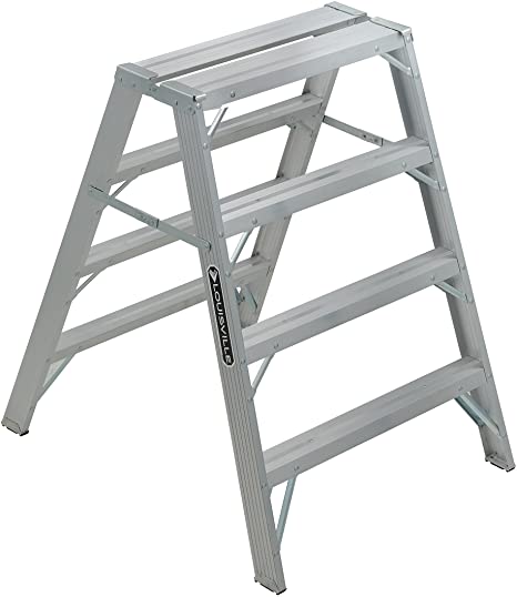 Louisville Ladder 4-Foot Aluminum Sawhorse, 300-Pound Capacity, L-2032-04