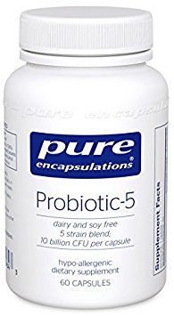 Pure Encapsulations - Probiotic-5 - Dairy and Soy Free Probiotic Blend to Support Immune and Gastrointestinal Health - 60 Capsules