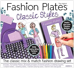 Kahootz Fashion Plates Deluxe Kit