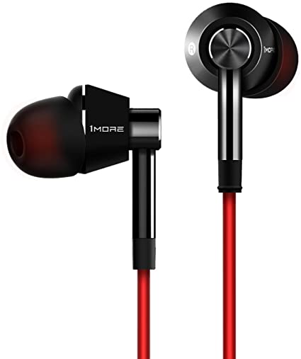1MORE Dynamic Driver in-Ear Earphones Fashion Headphones with Ergonomic Comfort, Balanced Sound, Tangle-Free Cable, Volume Control, Microphone - 1M301 Space Gray