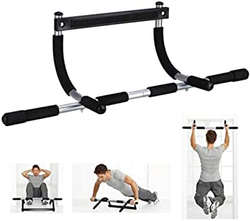 JJAI Chin up Bars, Pull Up Sit Up Door Bar, Portable Body Trainer Fitness Bar for Body Workout Doorway