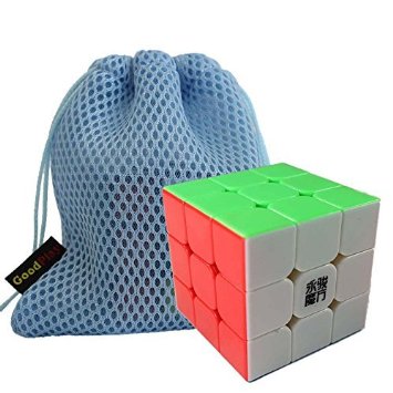 GoodPlay YJ Yulong Stickerless Smooth 3x3x3 Speed Cube Puzzle( one customized cube bag)