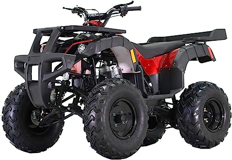 X-PRO Adult ATV Quad Four Wheelers 200 Utility ATV Full Size ATV Quad Adult ATVs,Burgundy