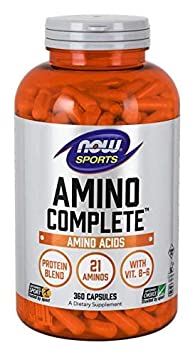 Now Foods Amino Complete, 360 Capsules (Pack of 2)