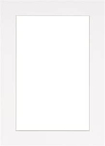 11x14 Mat Bevel Cut for 9x11 Photos - Acid Free White Precut Matboard - For Pictures, Photos, Framing - 4-ply Thickness