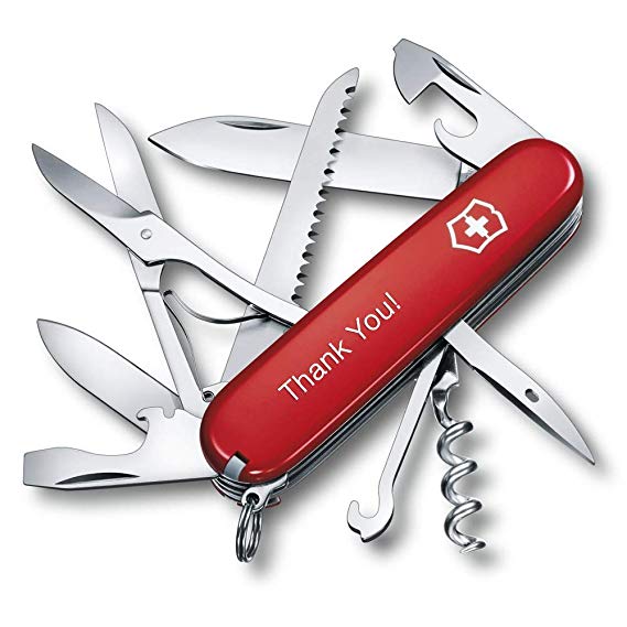 Personalized Huntsman Swiss Army Knife by Victorinox