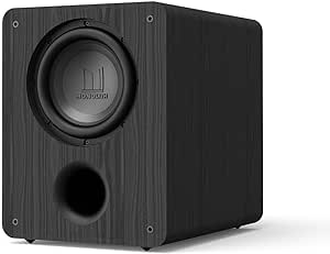 Monolith M-10 V2 10-Inch THX Certified Ultra 500 Watt Powered Subwoofer - Low Distortion, High Power Output, Vented HDF Cabinet, RCA and XLR Inputs, for Home Theater Systems, Black Ash Finish