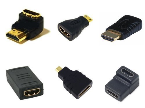 AFUNTA Hdmi Cable Adapters Kit 6 Adapters