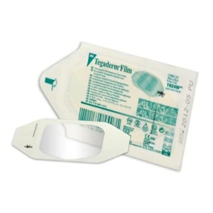 3M 1624W Tegaderm Association, 6cm x 7cm, 100 pieces