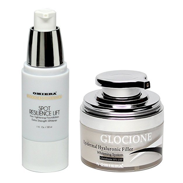 Omiera Glocione Anti Ageing Cream, Skin Lightening, Face Cream, Bleaching Cream, And Dark Spot Corrector - 2 Pieces