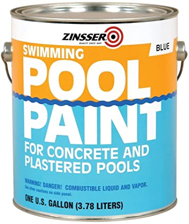 1-gal. Flat Oil-Base Blue Swimming Pool Paint (4-Pack)