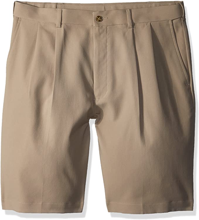 PGA TOUR Men's Double Pleat Expandable Short