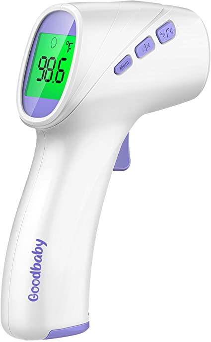 Touchless Thermometer for Adults, Forehead Thermometer and Object Thermometer 2 in 1 Dual-Mode Thermometer with Fast Accurate Results