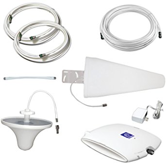zBoost ZB645SL-CM Dual Band Cell Phone Signal Booster with Ceiling Mount Antenna, up to 7,500 sq. ft.