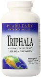 Planetary Herbals Triphala Traditional Ayurvedic Purifier 1000 mg 180 Tablets Pack of 2