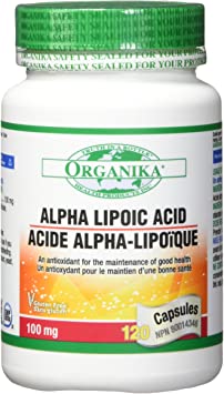 Organika Alpha LIPOIC Acid 100MG, 120 CAPS