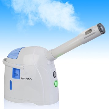 Ivation Portable Sauna: Dual-Temperature Facial Steamer w/Micro-Fine Hot & Cool Mist Output (Original)