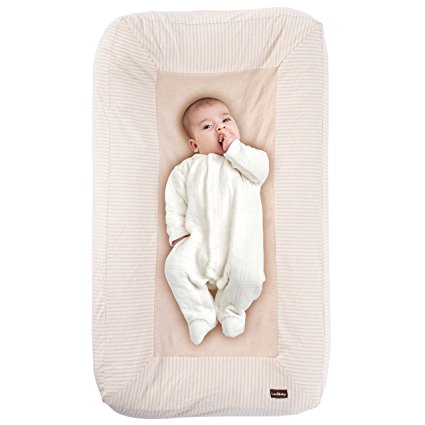 Premium Baby Lounger - 100% Un-Dyed Organic Cotton Cover - Cushion for Boys and Girls