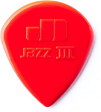 Dunlop 47R3N Jazz III 1.38mm Sharp Tip Nylon Guitar Picks, 24-Pack