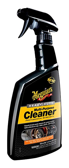 Meguiar's Heavy Duty Multi-Purpose Cleaner 709 ml Professional Strength, Cleans Wheel Arches, Tyres, Vinyl, Trim, Carpet, Fabric, Upholstery, Rubber, Metal, Chrome and More