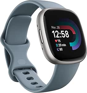 Fitbit Versa 4,Beet/Copper Smartwatch Unisex-Adult