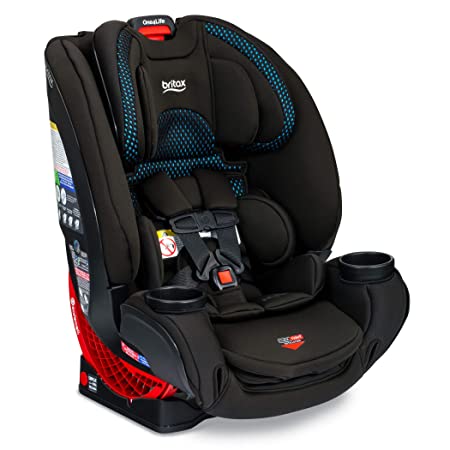 Britax One4Life ClickTight All-In-One Car Seat – 10 Years of Use – Infant, Convertible, Booster – 5 to 120 Pounds   Cool Flow Ventilating Fabric, Cool Flow Teal [Amazon Exclusive]