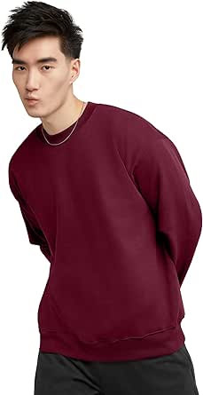 Hanes Men's Sweatshirt, Heavyweight Fleece Sweatshirt, Crewneck Pullover for Men