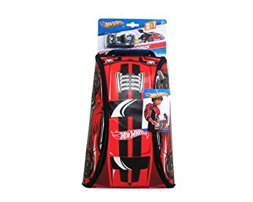 Neat-Oh! Hot Wheelszipbin45 Car Crash Racer Backpack With Car Vehicle, Red