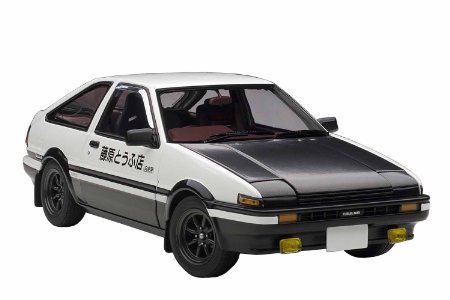Toyota Sprinter Trueno (AE86) White Initial D "Project D" 1/18 by Autoart 78797