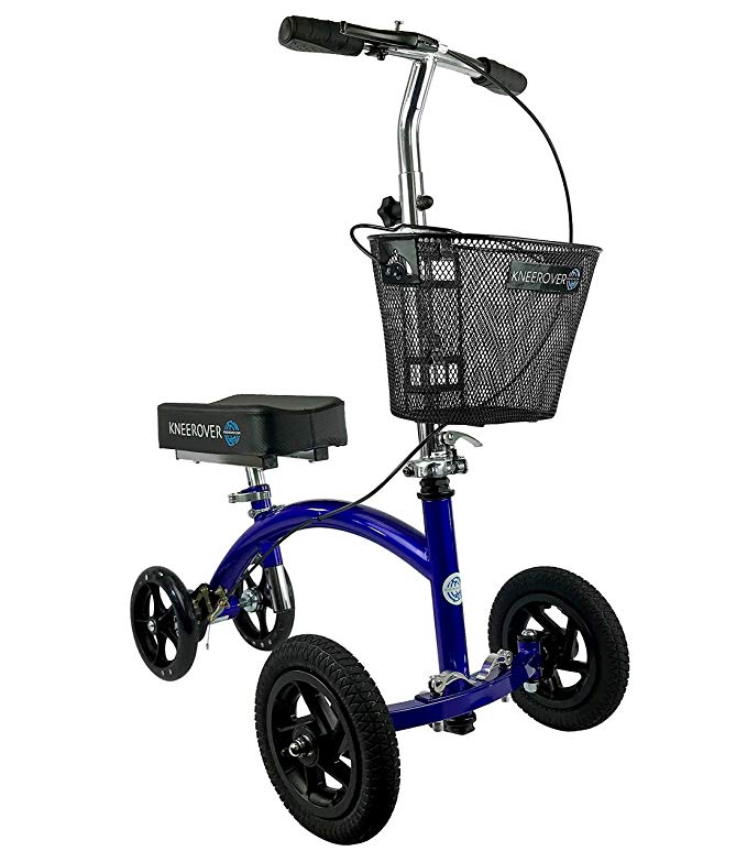 KneeRover HYBRID Knee Scooter with All Terrain Front Axle Upgrade