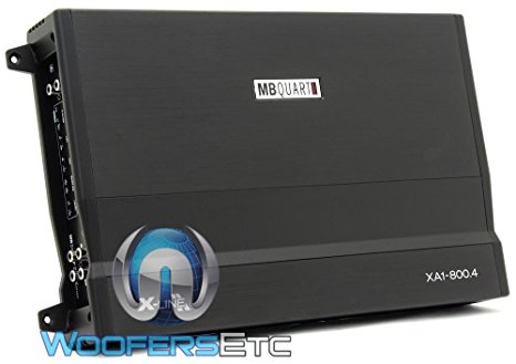MB Quart XA1-800.4 800W 4-Channel X-Line Series Class SQ A/B Amplifier