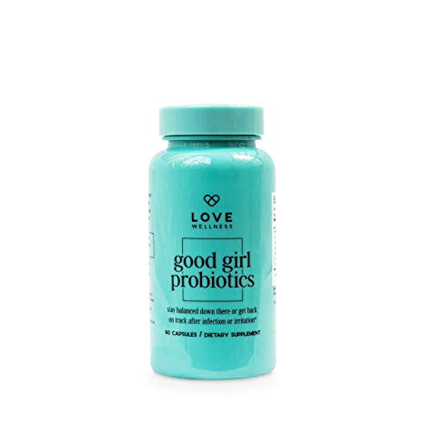 Love Wellness "Good Girl Probiotic" with 12 Strains of Lactoballicus for Vaginal Health and Wellness